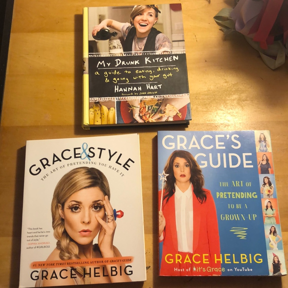Three popular youtube books